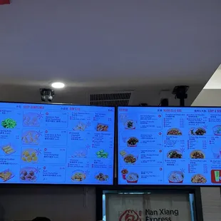 Menu board