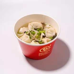 Shrimp, Pork and Vegetable Wonton Soup
