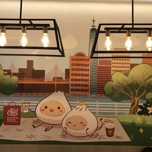 sushi and sashimi, interior