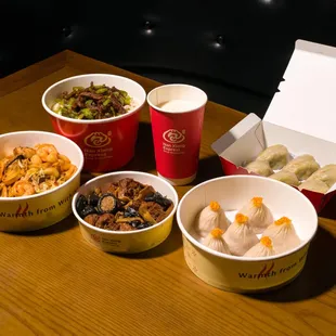 Our best-selling dim sum along with our Pan-fried Crispy Noodles.