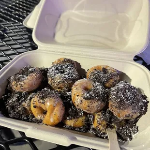 Cookies and creme donuts