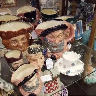 Toby cups from England