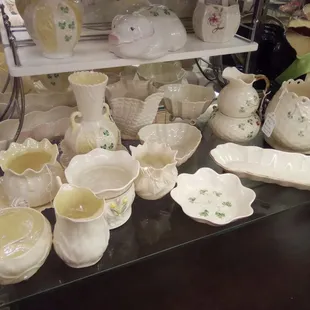 Beautiful Belleek pieces from Ireland