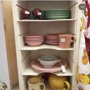 Fiesta is still a popular brand of dishes to collect.