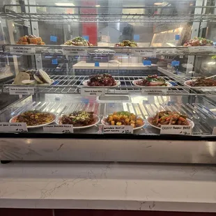 display case...got everything from the bottom 2 rows