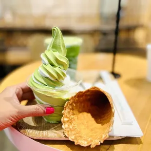 Matcha Soft Serve Latte