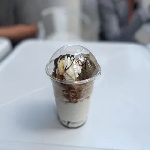 Hojicha Warabimochi Parfait