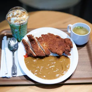 Chicken katsu curry