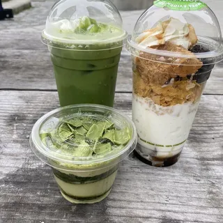 Matcha Soft Serve Latte