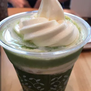 Matcha Soft Serve Soda