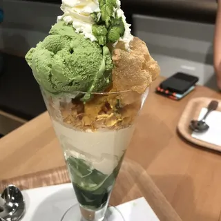 Matcha Warabimochi Parfait