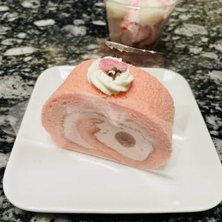 Hojicha Roll Cake