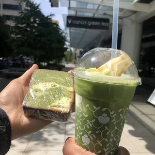 Matcha Cream Cheese Pound Cake