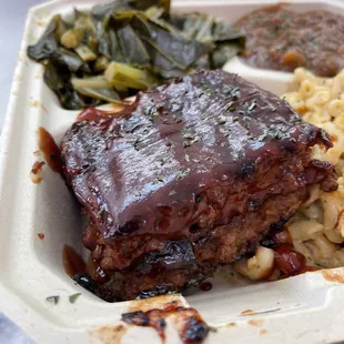 BBQ Ribs made with jackfruit. Straight fire!!