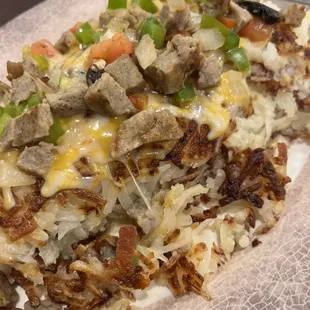 Weekend breakfast - Stuffed Hash Browns