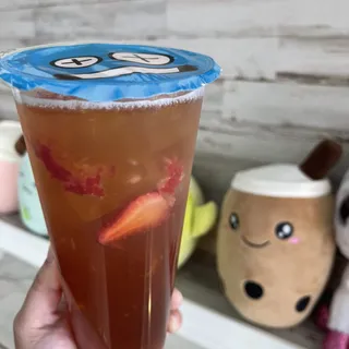 F5.Peach Strawberry oolong tea