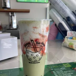 B6. Strawberry Matcha Latte Special