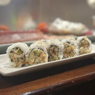 Omakase - Soft shell crab roll