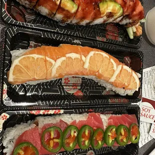 Take out sushi was delicious!!