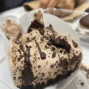 Chocolate mousse pie