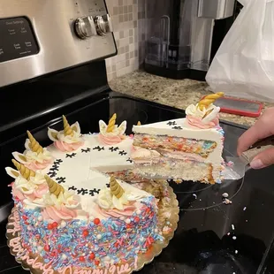 Unicorn cake.