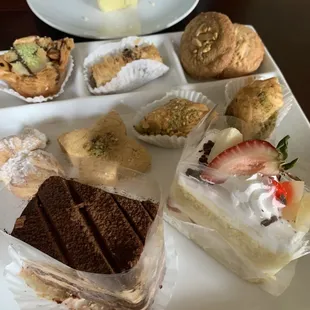 Mix of desserts
