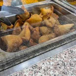 a variety of food items