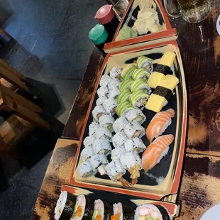 sushi and sashimi