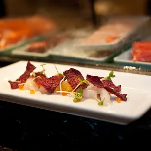 food, sushi, sushi and sashimi, sashimi