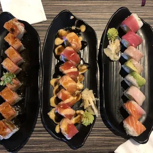 sushi and sashimi, sashimi, sushi, food