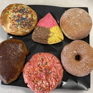 a variety of doughnuts