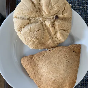 Cookie and Pumpkin turnover