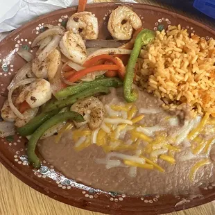 Shrimp fajitas (1/14/2024)