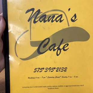 Menu as of 1/14/2024