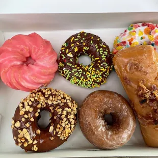 a variety of doughnuts