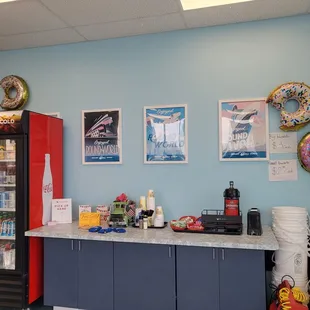 the inside of the store