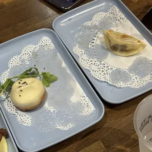 Pan Fried Pork Buns and Chive &amp; Pork Dumplings