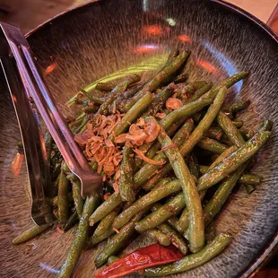 Stir Fried Green Beans salty