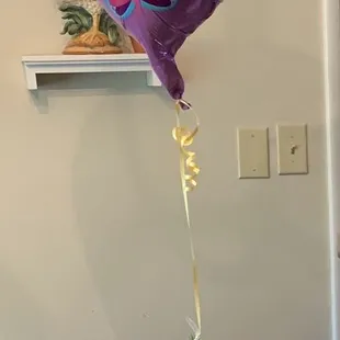 Did not expect a balloon with flowers but it's definitely a nice surprise