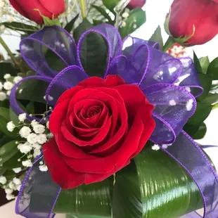 A close up ciew of my wife roses