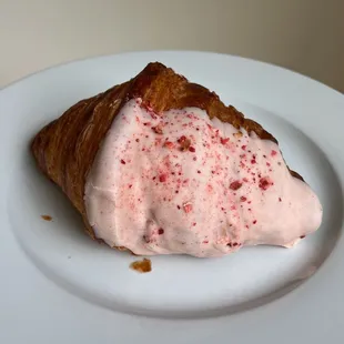 Sakura Strawberry Croissant