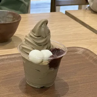 Hojicha Soft Serve