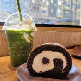 Hojicha Roll Cake