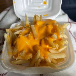 Fries with cheese