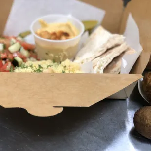 Mediterranean Vegegetarian in. A box