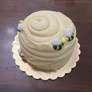 Bee day cake! Enough to feed 4!!! So cute!