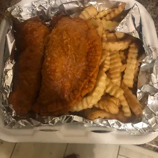 Jerk Chicken Patty Meal