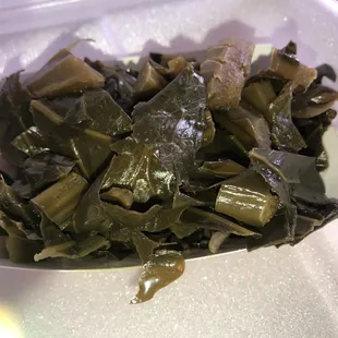 Fresh collard greens! Simply delicious