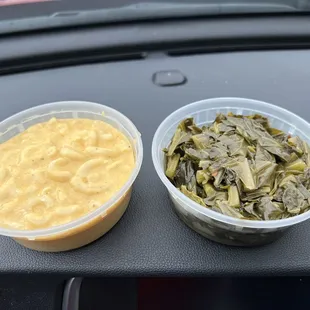 Macaroni and Cheese, Collard Greens