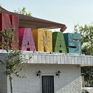 outside